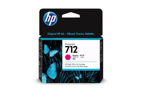 Oryginalny Tusz Magenta HP 712 (3ED68A)