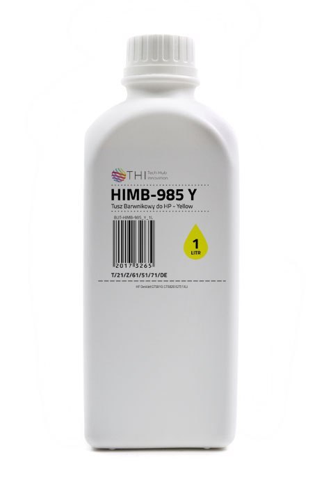 Butelka Yellow HP 1L Tusz Barwnikowy (Dye) INK-MATE HIMB985