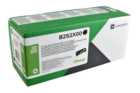 Oryginalny Toner Czarny Lexmark B2546, B2650, MB2546, MB2650 (B252X00)