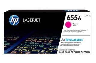 Oryginalny Toner Magenta HP Color LaserJet Enterprise M652, M653, M681 MFP, M682 MFP (655A CF453A)