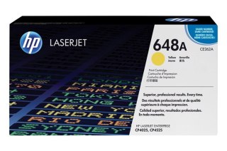 Oryginalny Toner Yellow HP Color LaserJet CP4520, Enterprise CP4025, CP4525 (648A CE262A)