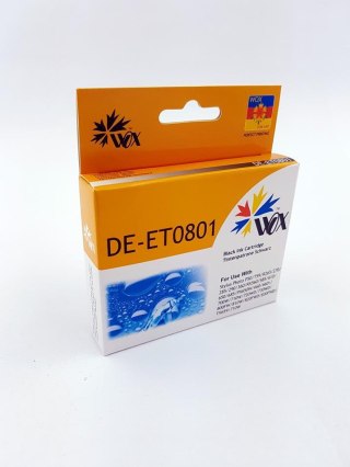 Tusz Wox Black EPSON T0801 zamiennik C13T08014010