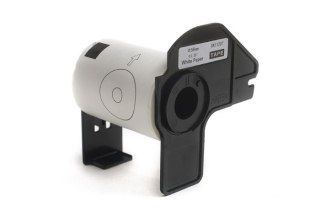 Etykiety JetWorld Zamiennik Brother DK Czarny na Białym 58mm*58mm*100 szt. DK11207, DK-11207, DK11.207