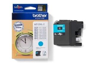 Oryginalny Tusz Cyan Brother LC125XLC, LC-125XLC