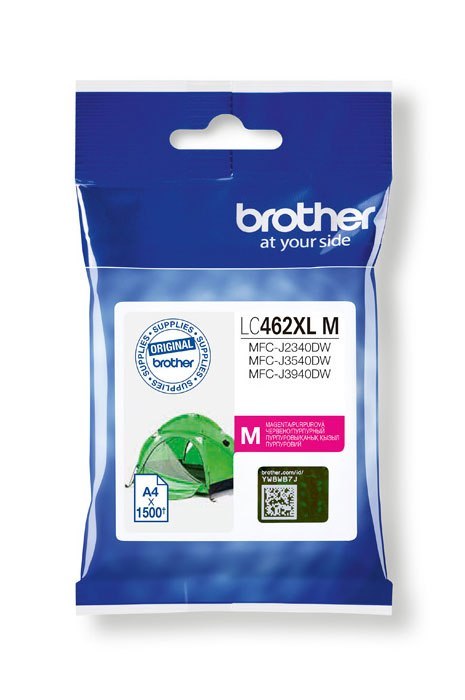 Oryginalny Tusz Magenta Brother LC-462XLM, LC462XLM