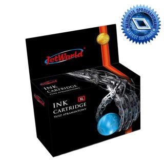 Tusz JetWorld Cyan HP 953XL zamiennik refabrykowany F6U16AE (anti upgrade)